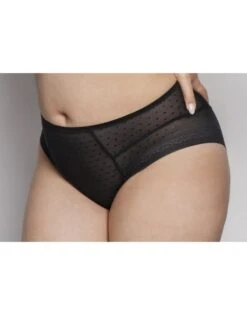 Ulla Dessous Meghan Slip Kleine - Grote Maten 36-50 - Zwart - 3132 -ondergoed winkel ulla dessous meghan slip kleine grote maten 36 50 zwart 3132 2