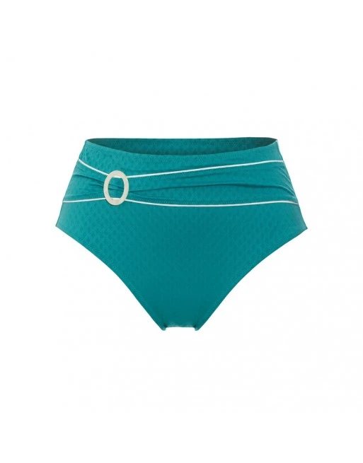 Ulla Dessous Portofino Bikini Slip Hoge Taille Kleine - Grote Maten - 36-54 - Lagoon - 9734 2 Ulla Dessous Portofino Bikini Slip Hoge Taille Kleine - Grote Maten - 36-54 - Lagoon - 9734 - Afbeelding 2