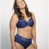 Ulla Dessous Portofino Bikini Slip Hoge Taille Kleine - Grote Maten - 36-54 - Marine - 9732