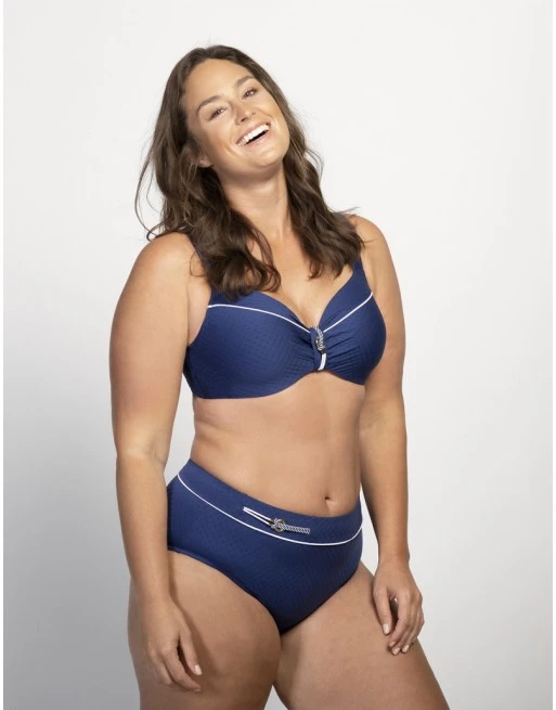 Ulla Dessous Portofino Hele Cup Bikini BH Kleine En Grote Maten 70-110 Cup D Tot K - Marine - 9722 3 Ulla Dessous Portofino Hele Cup Bikini BH Kleine En Grote Maten 70-110 Cup D Tot K - Marine - 9722 - Afbeelding 3