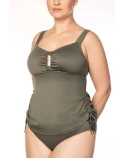Ulla Dessous Saint-Tropez Tankini Kleine En Grote Maten 70-110 Cup B Tot K - Olive - 9190 -ondergoed winkel ulla dessous saint tropez tankini kleine en grote maten 70 110 cup b tot k olive 9190 2