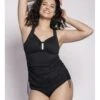 Ulla Dessous Saint-Tropez Tankini Kleine En Grote Maten 70-120 Cup B Tot K - Zwart - 9190