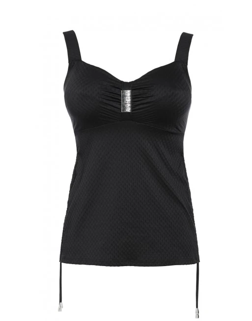 Ulla Dessous Saint-Tropez Tankini Kleine En Grote Maten 70-120 Cup B Tot K - Zwart - 9190 3 Ulla Dessous Saint-Tropez Tankini Kleine En Grote Maten 70-120 Cup B Tot K - Zwart - 9190 - Afbeelding 3