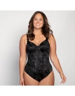 Ulla Dessous Viola Shapewear Body Kleine En Grote Maten 75-110 Cup B Tot G - Zwart - 3273