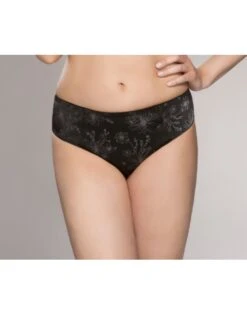 Ulla Dessous Viola Slip Kleine - Grote Maten - 36-56 - Zwart - 3232 -ondergoed winkel ulla dessous viola slip kleine grote maten 36 56 zwart 3232 2