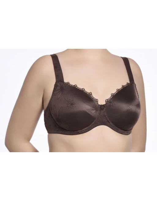 Ulla Dessous Viola T-Shirt BH Kleine En Grote Maten 70-110 Cup B Tot G - Maron - 3223 1 Ulla Dessous Viola T-Shirt BH Kleine En Grote Maten 70-110 Cup B Tot G - Maron - 3223