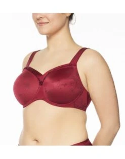 Ulla Dessous Viola T-Shirt BH Kleine En Grote Maten 70-110 Cup H Tot L - Karminrot - 3225