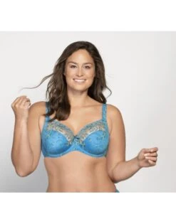 Ulla Dessous Zoë Hele Cup BH Kleine En Grote Maten 70-100 Cup H Tot L - Aqua - 4125