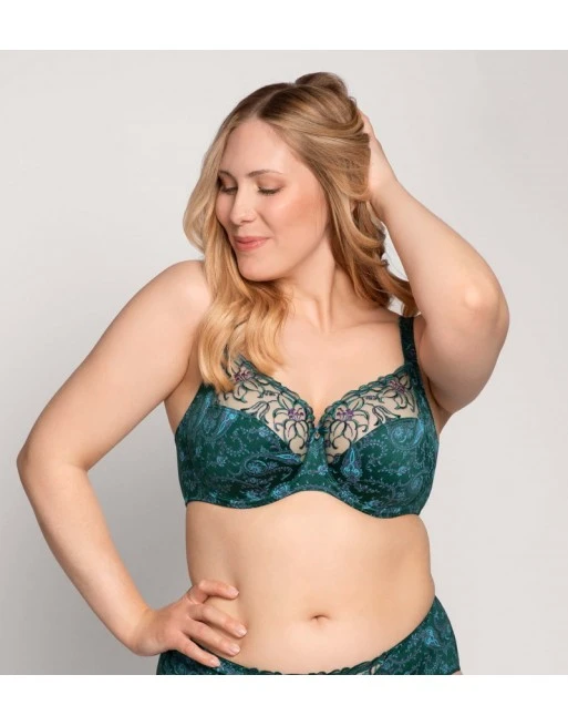 Ulla Dessous Zoë Hele Cup BH Kleine En Grote Maten 70-100 Cup H Tot L - Laurier- 4125 7 Ulla Dessous Zoë Hele Cup BH Kleine En Grote Maten 70-100 Cup H Tot L - Laurier- 4125 - Afbeelding 7