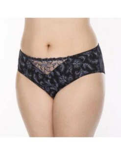 Ulla Dessous Zoë Shorty Kleine - Grote Maten 38-60 - Black/Blue - 4130 -ondergoed winkel ulla dessous zoe shorty kleine grote maten 38 60 blackblue 4130 2
