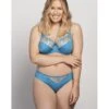 Ulla Dessous Zoë String Kleine - Grote Maten 36-48 - Aqua - 4139