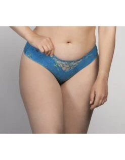 Ulla Dessous Zoë String Kleine - Grote Maten 36-48 - Aqua - 4139 -ondergoed winkel ulla dessous zoe string kleine grote maten 36 48 aqua 4139 2