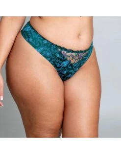 Ulla Dessous Zoë String Kleine - Grote Maten 36-48 - Laurier - 4139 -ondergoed winkel ulla dessous zoe string kleine grote maten 36 48 laurier 4139 3